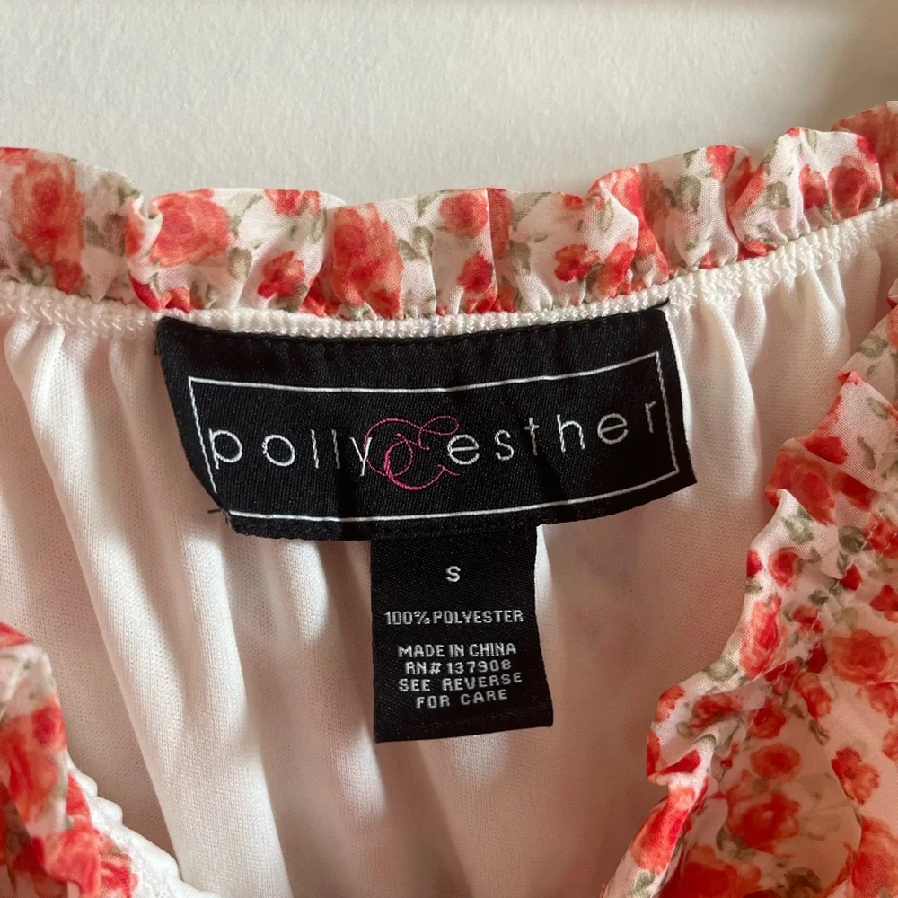 Floral Pink Women's Dress - Picture 3 of 5